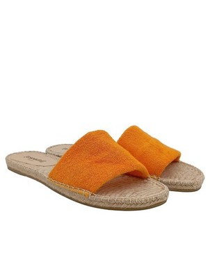 ESPADRIJ Komfort-Sandalen Damen Sandalen Gr. DE 42 hellorange Casual-Look