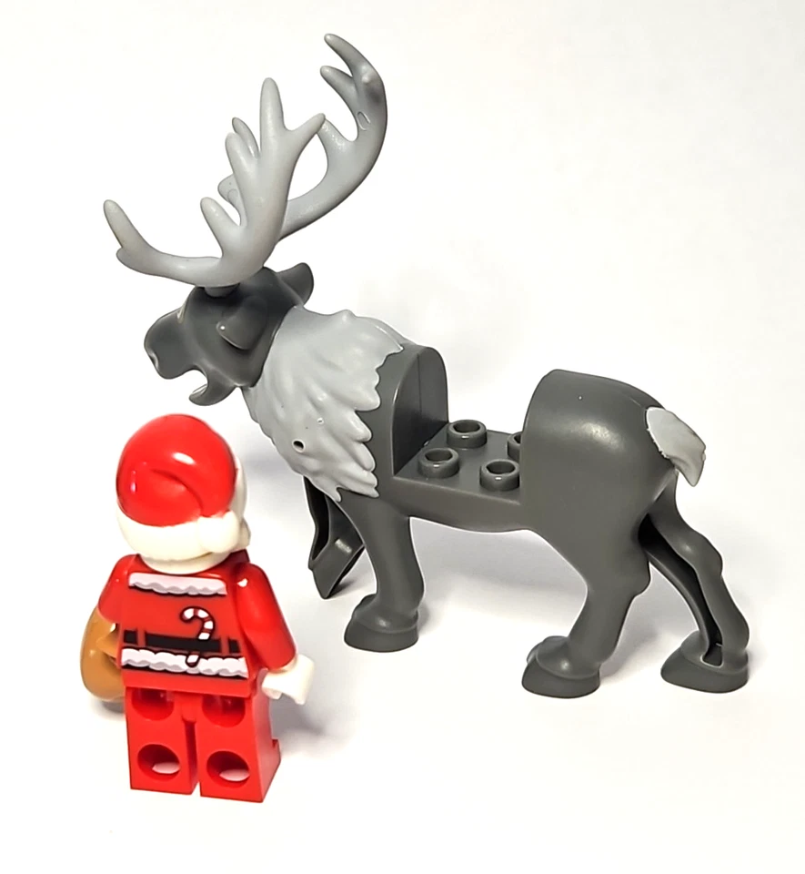 Лот рождественских минифигурок LEGO Santa Claus Tree подарки олень праздничный набор - Изображение 2 из 3