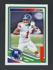 2025 Panini Score Football NFL Base Cards #105 Malik Nabers Giants
