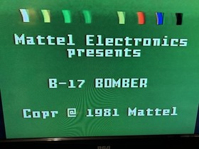 Intellivision Game lot CIB Lot &ndash; B-17 Bomber, Bomb Squad, Space Spartans. WORK!