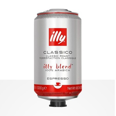 illy Kaffeebohnen Espresso Classico Normale Röstung 3kg Dose ganze Bohnen