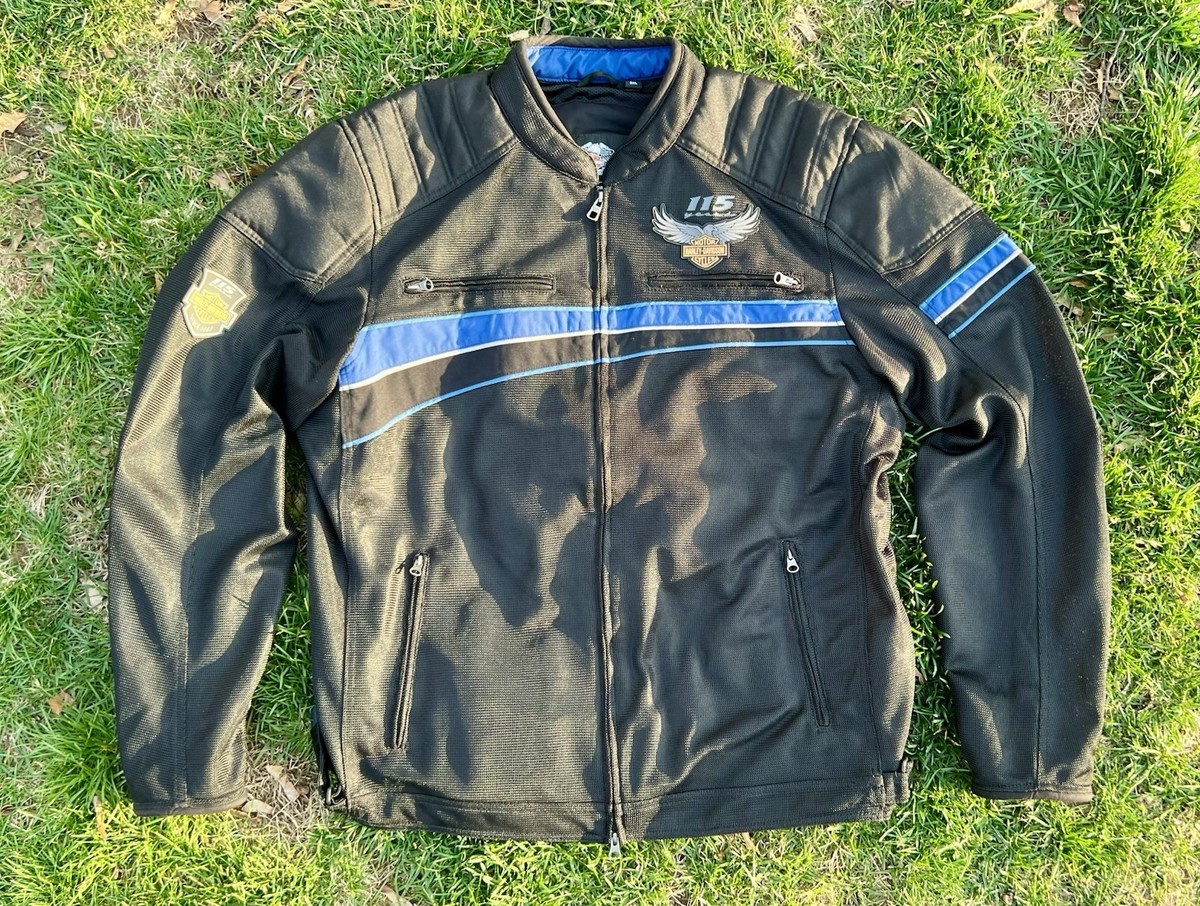 Harley Davidson Men's 115th Anniversary Polyester Motorcycle