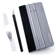 FOSHIO Felt Squeegee Craft Knife Window Tint Kit, 6 Inch Squeegee for Vinyl, ...