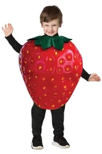 Get Real Strawberry Fruit Food Toddler Costume