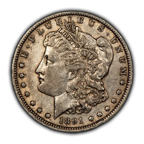 1891-O $1 Morgan Silver Dollar - XF Semi Key Date - SKU-D5374
