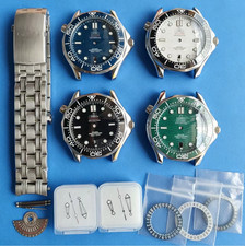 41mm DIY  Watch Steel Case kit For Seamaster 300 for 8215 8200 movement
