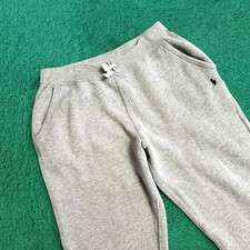 Polo Ralph Lauren Youth Boys Sweatpants Large 14-16 Gray Fleece Joggers Pony