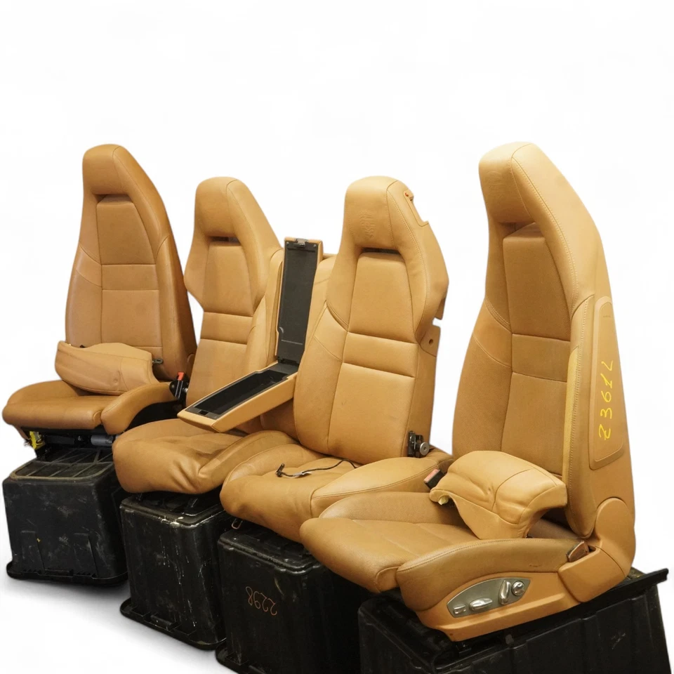 10-16 Porsche Panamera 970 Seat Leather Bucket Front Rear Set 97052205248 Oem - Image 2 of 4