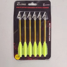 Elong Outdoors Aluminum Crossbow Bolts (Four 6 packs, 24 arrows)