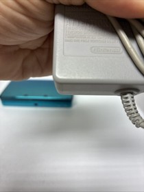 Nintendo 3DS & DS Teal Handheld Console CTR-001 (USA) w/ Stylus And Charger Work