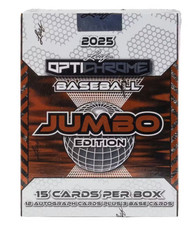 2025 Leaf Optichrome Baseball Hobby Jumbo Box 15 Cards Per Box