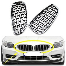 Frontgrill Kühlergrill Renngitter Gitter Diamant-Meteor für 2009-2016 BMW E89 Z4