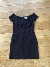 Vintage 90s Black T By Tadooli Black Bodycon Date Night Dress Size 12