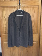 Men  s Right Of Way Blazer Gray Size XL