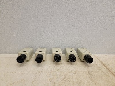 (5) Everfocus EX100/E CCD Black & White Security Camera W/ Various Lens 2