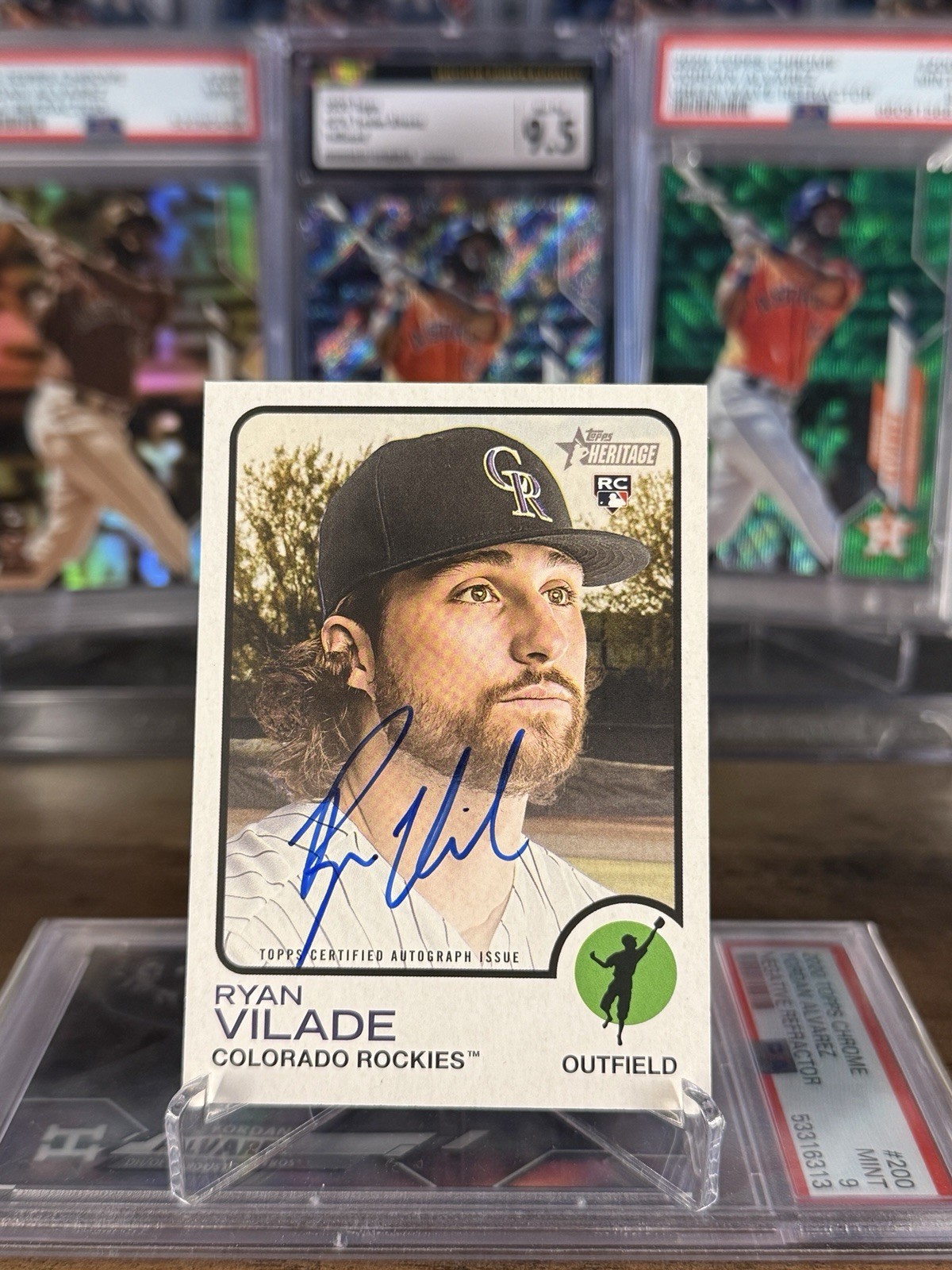 2022 Topps Heritage Real One Auto #ROA-RV Ryan Vilade RC PR/700 SP *MINT*