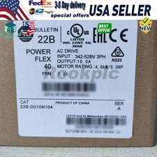 22B-D010N104 Allen-Bradley PowerFlex 40 4KW 5HP AC Drivev 22BD010N104