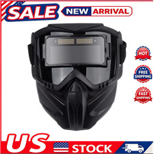 True Color Auto Darkening Welding Glasses Flame Resistant Welding Masksddm Black