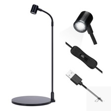 LED Aquarium Light, 3W USB Powered Fish Tank Plant Lamp with Black Base Board