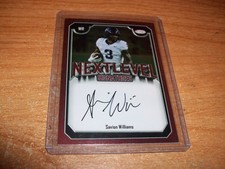 2025 Sage High Series Red Next Level Football Savion Williams Rookie Auto Cards