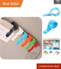 Stylish Leather Sunglasses Organizer with Magnetic Clips for All Car Models