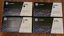 Genuine New HP LaserJet 647A 648A CE260A CE261A CE262A CE263A CMYK Toner Set
