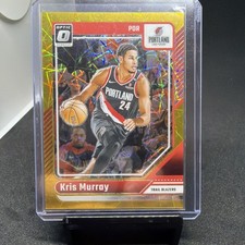 2024-25 Panini Optic Kris Murray Gold /10 Portland Trail Blazers