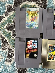 Nintendo NES Game Lot of 8 | Mario, Duck Hunt, Bayou Billy, Solar Jetman & More