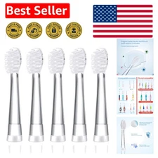 Soft Bristle Replacement Heads for Kids' Toothbrush - Ages 18-36 , 5 Count