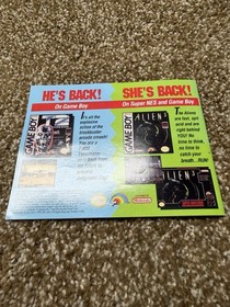 Alien 3 NES Manual Only Authentic NICE! No Game Or Box