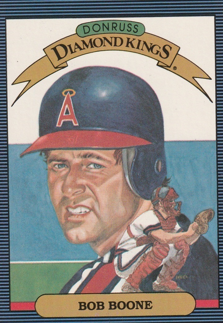Bob Boone 1986 Donruss #17 California Angels - Free Shipping