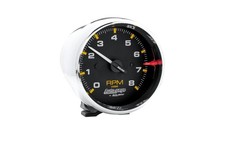 Autometer 2301 Pedestal Tachometer 3-34 0-8000 Rpm Black Chrome Auto Gage