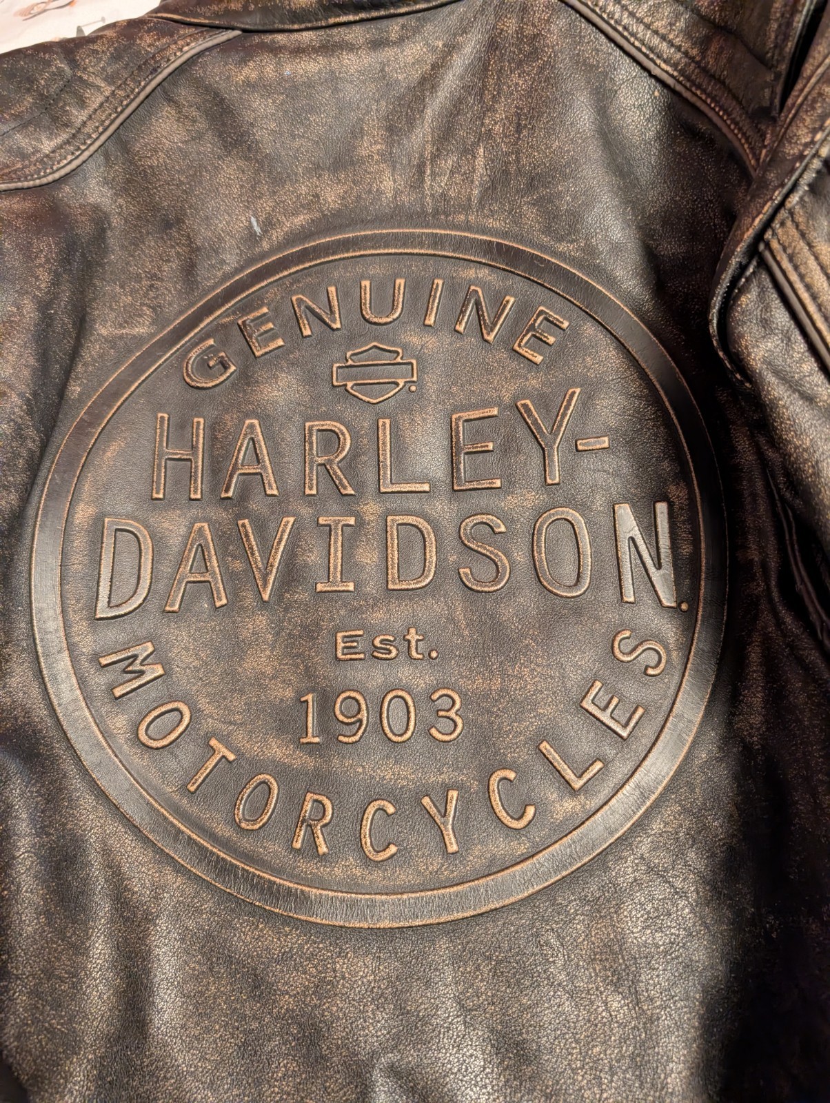 Authentic Harley Davidson Convertible Leather Jac… - image 4
