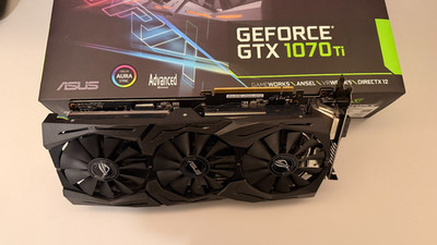 ASUS ROG Strix GeForce GTX 1070Ti Gaming Grafikkarte 8GB GDDR5 NVIDIA GPU