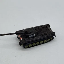 Vintage Toy Car S 8130 Stalin Tank Diecast Marz Karz Camouflage Military Truck