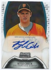 2011 Bowman Sterling Prospect Autographs Kyle Crick Auto Rookie Card RC