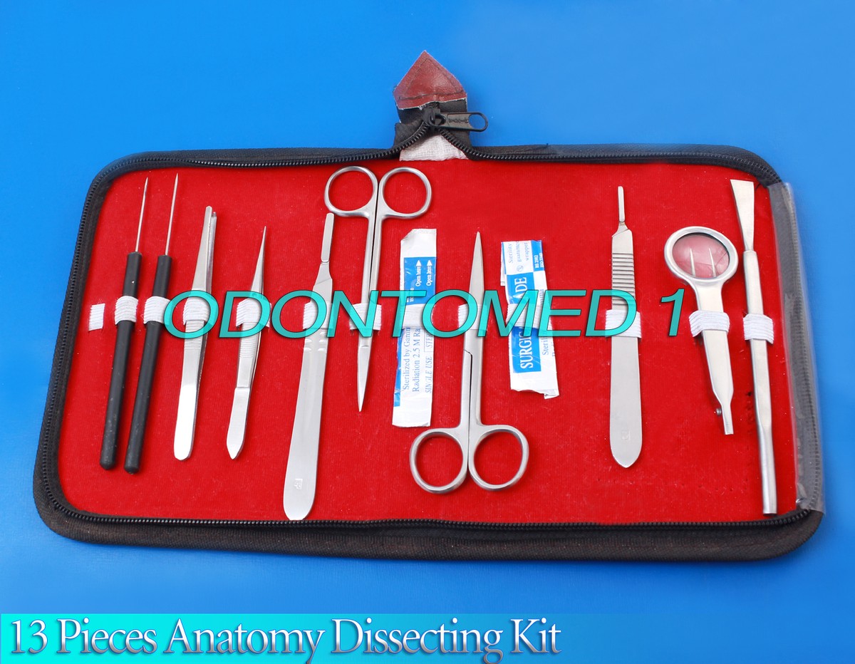 Medical Dissecting Kit - Surgical Anatomy Instruments Set - Stainless Steel, CE Certified