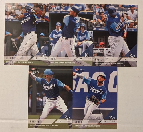 2018 Topps Now Players Weekend Kansas City Royals Set Alex Gordon Salvador Perez