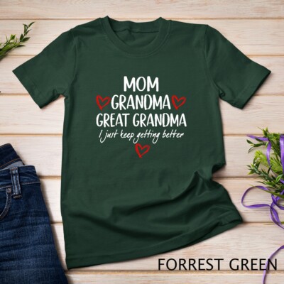 Gifts for Grandma from Grandkids Mom Grandma Great Grandma Unisex T-shirt