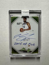 Karl-Anthony Towns 2022 Onyx Nimbus Inscription 2015 #1 Pick Auto Autograph /6