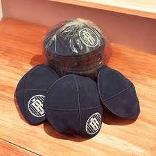 Kippah Lot Genuine Suede Leather