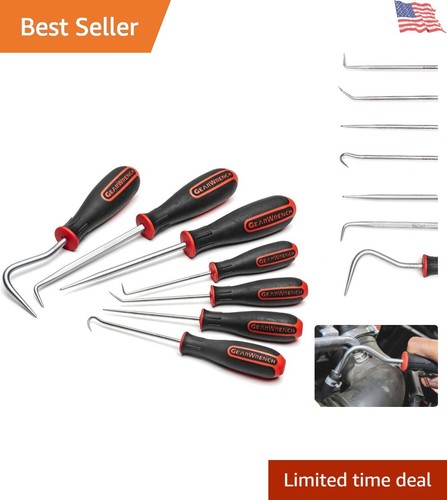 Complete Automotive Hook & Pick Set - 7 Tools in C-Shaped Design for Efficiency
