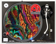 Acid Wash - 7"-12" DJ slipmat for LP turntable record player