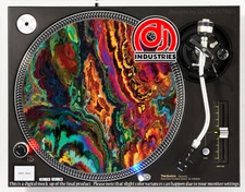 Acid Wash - 7"-12" DJ slipmat for LP turntable record player 