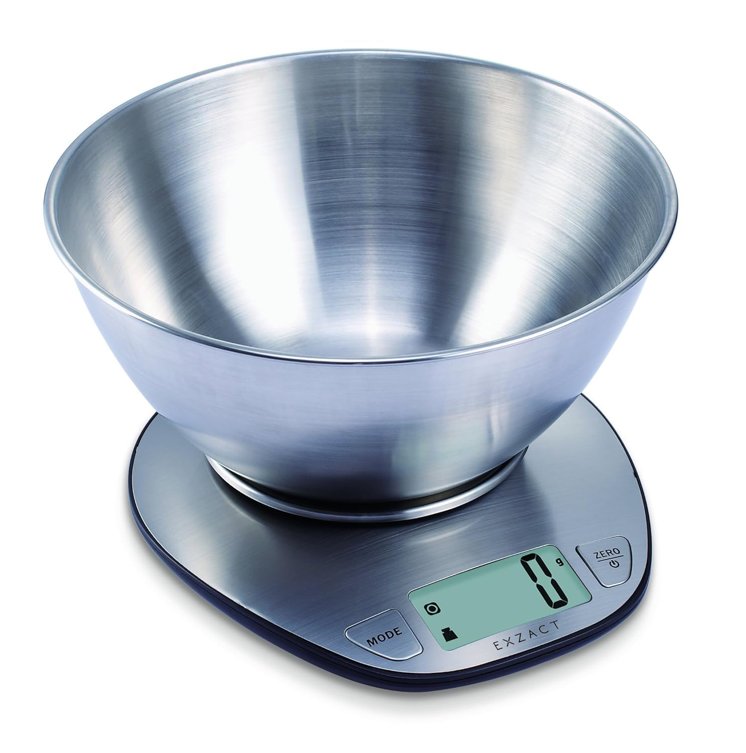 Digital Kitchen Scale with a Mixing Bowl Stainless Steel Food Scale - Electronic-image