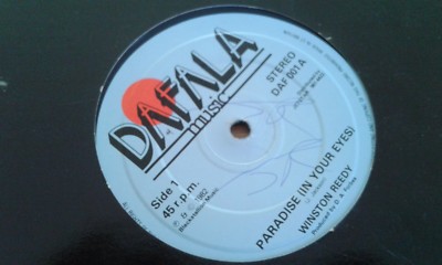 Winston Reedy , Paradise In Your Eyes , 10'' Dafala Label