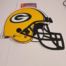 Rico Industries NFL Football Green Bay Packers Helmet Shape Pennant New 