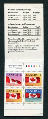 KANADA HEFT 1990 FLAGGE POSTFRISCH+++X