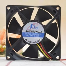 1PCS SD8025M2S 8025 DC24V 0.20A 8CM 3-Wire Inverter Cooling Fan