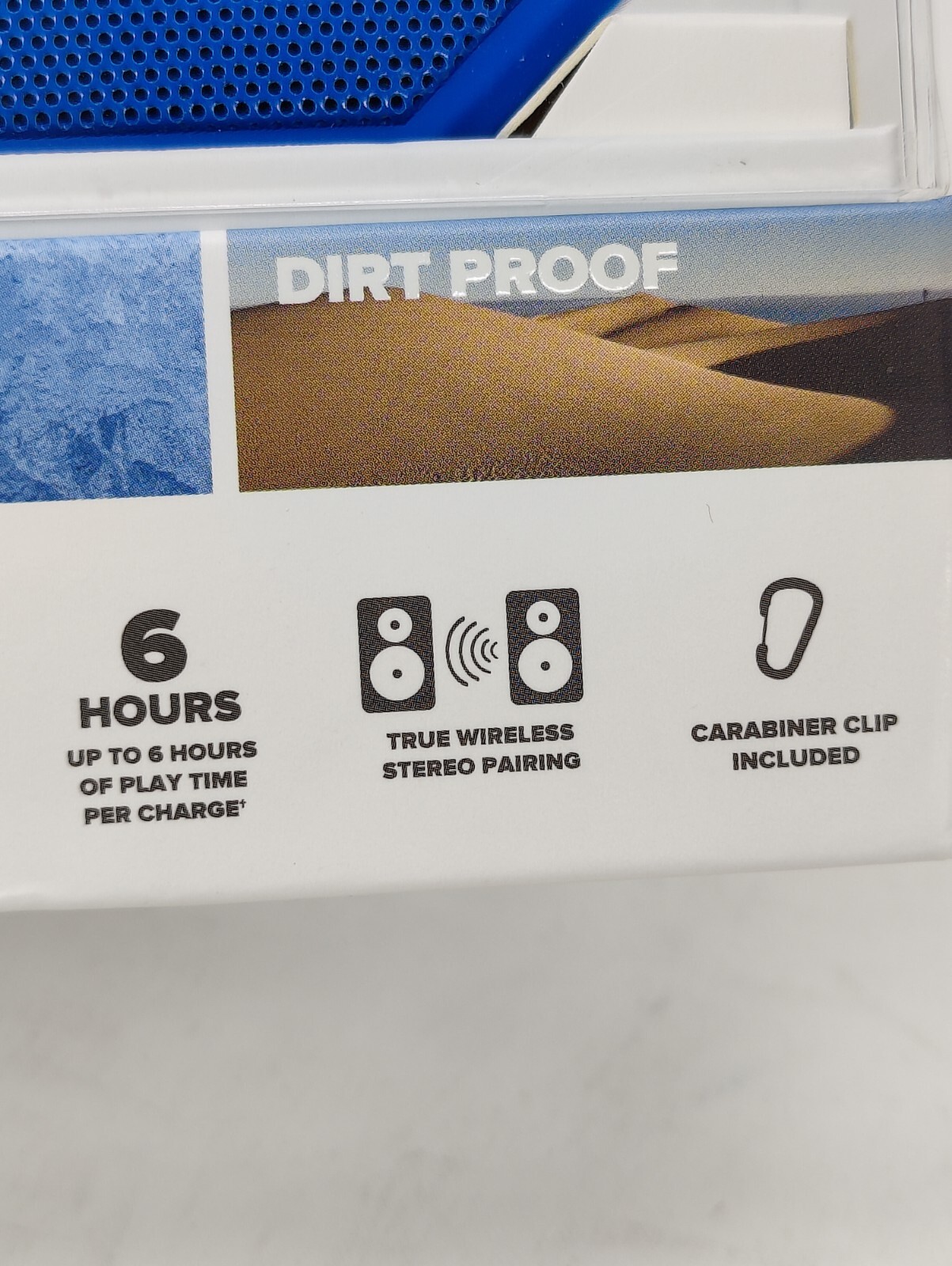 Altec Lansing Bluetooth Speaker Blue Mini H20 Rugged Waterproof   (IMW257-BLU)